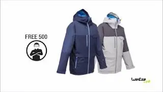 МУЖСКАЯ ГОРНОЛЫЖНАЯ КУРТКА FREE 500 WED'ZE
