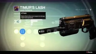 Timur's Lash - Legendary Hand Cannon