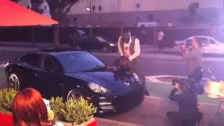 Kevin Hart & Shaq On The Set of Real Husbands of Hollywood
