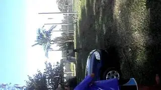 Bruno caindo de bike