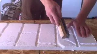Grimsley Vlogs #40 How to make fake brick walls