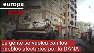 La gente se vuelca con los pueblos afectados por la DANA