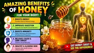 Amazing Benefits of Honey for Your Body #ImmunityBoost