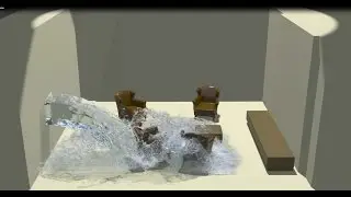 phoenixfd for 3ds max- test physics collision