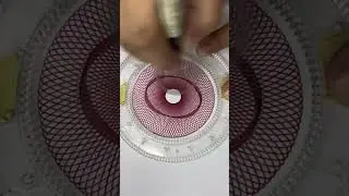 Relaxing ASMR Spirograph Patterns | Calming Spiral Sounds for Rest! #art #shorts #spirograph #asmr
