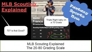 MLB Prospect Scouting Explained (20-80 Grade Scale)