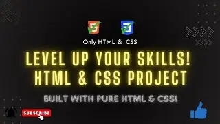 Built a Stunning Project with HTML & CSS  | Web & App Development | [Hindi/Urdu]