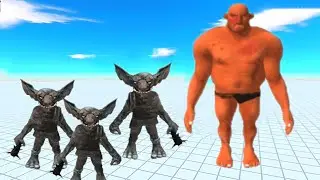 Goblins vs Hill Giants - Animal Revolt Battle Simulator