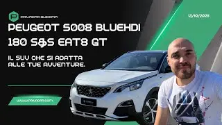 🚙 PEUGEOT 5008 BlueHDi 180CV GT EAT8 &ndash; 7 POSTI, CAMBIO AUTOMATICO E STILE PREMIUM! PRIVACAR GUIDONIA