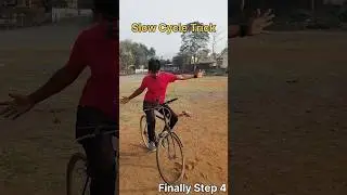 Slow Cycle Balance Steps #shorts #cyclestunt