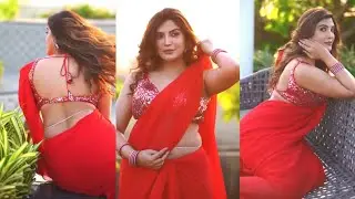 Desi Queen bollywood actress in saree #heroine #tradional #reel #celebritystyle 