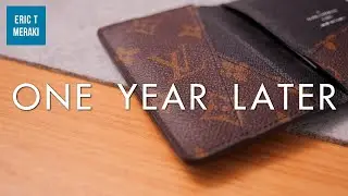 LOUIS VUITTON — мужской карманный органайзер | Обзор спустя год | Как он поживает?