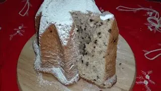 Pandoro con Gocce di Cioccolato! Morbido che si scioglie in bocca! 🎄🎅