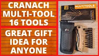 CRANACH 16 TOOLS, MULTITOOL, BEST GIFT FOR MEN, #CRANACH, EVERYDAY CARRY, EDC, CAMPING, HIKING,