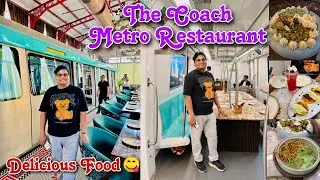 The Coach Restaurant Noida Sector 137 Honest Review | Delhi&rsquo;s First Metro Restaurant Vlog ❤️