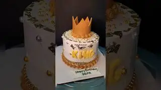 King Crown Cake | Golden Crown Cake | Fondant Crown | Semi Fondant King Crown Cake | Royal King Cake