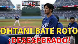 Ohtani DESESPERADO: El momento que lanzó el BATE ROTO a Conforto.