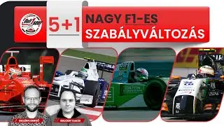 Volt1szer: 5+1 nagy F1-es szabályváltozás