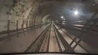 Cab view of Kuala Lumpur Malaysia subway system