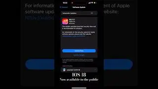 How to update iOS 18 on iPhone.iOS 18 official release. #iphoneupdates #signinwithapple