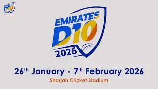 Emirates D10 Series 2026 - Abu Dhabi vs Emirates Blues - Match 7 - Sharjah Cricket Stadium