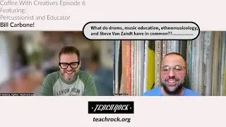 Coffee With Creatives 6: Bill Carbone! #drummer #musiceducation #ethnomusicology #jamband #maxcreek