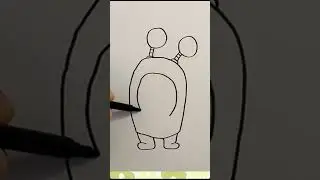 How to Draw Slick from Oddbods  #art #viral #drawing #funny #shorts #fyp #viral