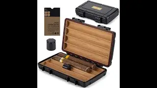 XIFEI cigar humidor box portable black