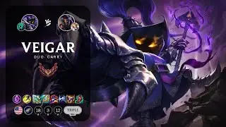 Veigar Carry vs Draven - NA Grandmaster Patch 14.7