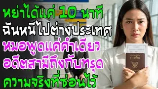 หย่าจบ 10 นาทีฉันมุ่งหน้าไปสนามบิน หมอเผยความลับประโยคเดียว อดีตสามีช็อกสุดขีดทรุดฮวบคาที่