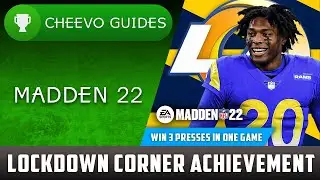 MADDEN NFL 22 - Lockdown Corner | Achievement / Trophy Guide (Xbox) *How to Win 3 Presses*