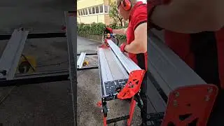 Test M&aacute;y cắt gạch Rubi model DL-125 c&ocirc;ng suất 1800w cắt nhỏ x&iacute;u với chiều d&agrave;i cắt 1,2m  #rubitools