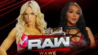 WWE RAW EP:11 Maxxine Durpi Vs Cora Jade (Underground Match)