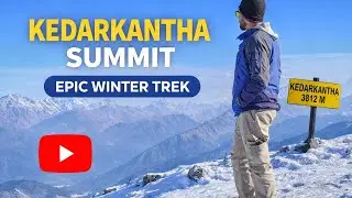 Kedarkantha Summit Vlog ❄️ | First Snowfall on 2 Jan 2026 | Once in a Lifetime #kedarkantha 