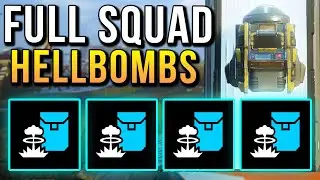 Helldivers 2 | The DEASTATING Force of 4 HELLBOMBS!?!? - Gameplay Hardest Difficulty