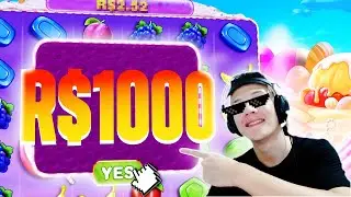 COMPRANDO S&Oacute; B&Ocirc;NUS DE R$1000 NO SWEET BONANZA! FORRA INVERSA!