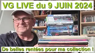 VG LIVE du 9 juin ! Blu-ray, BD, Jeux vidéos, Magazines PS2, Super Tintin !