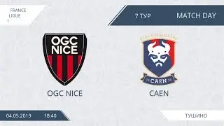 AFL19. France. Ligue 1. Day 7. OGC Nice - Caen.