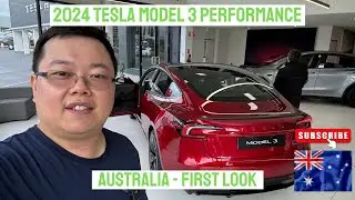 Tesla Model 3 Performance 2024 года: первый взгляд на Австралию