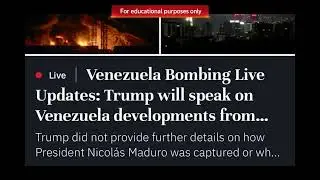 Breaking News😯| Venezuela Bombing Updates: UN warns US Venezuela strike sets a 'dangerous precedent'