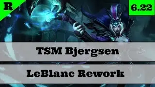 TSM Bjergsen LeBlanc Rework | Pro Mid Gameplay | Season 7 | 6.22 Assassin Rework | LeBlanc Rework