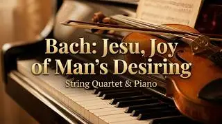 Bach Jesu Joy of Man's Desiring String Quartet with piano