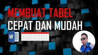 Tutorial Membuat Tabel di Word | MICROSOFT WORD 2013