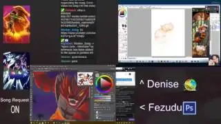 Litten Rumored evolution - Time lapse (twitch live) FEAT.Denise