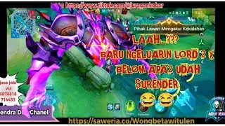#episode30 VEXANA BELOM JUGA APA APA UDAH SURENDER 🤣🤣 #mobilelegends #mlbb #fyp #fypシ