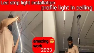 Light without False Ceiling, Types of Lightin False Ceiling, Profile Light Design in FalseCeiling