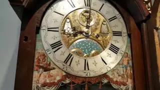 Amsterdam longcase clock with ships striking