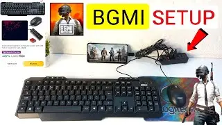 500 Budget Setup BGMI Game Keyboard Mouse Mobile Se Kaise Khele | BGMI Keyboard Mouse Mobile Setup