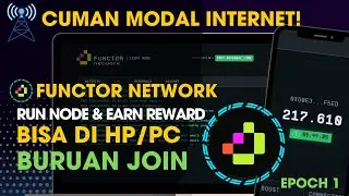AIRDROP POTENSIAL JACKPOT | RUN NODE & EARN REWARD | FUNCTOR NETWORK AIRDROP!!
