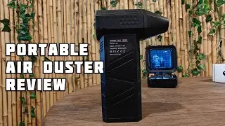 Обзор пылесоса EUKI Compressed Air Duster: 3-скоростной регулируемый струйный воздуходув для сухой уборки клавиатуры, ПК и дома